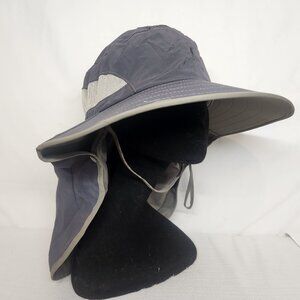 USHAKE Outdoor Wide Brim Fishing Hat Sun hat with Neck Flap OS